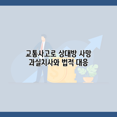 교통사고로 상대방 사망 과실치사와 법적 대응