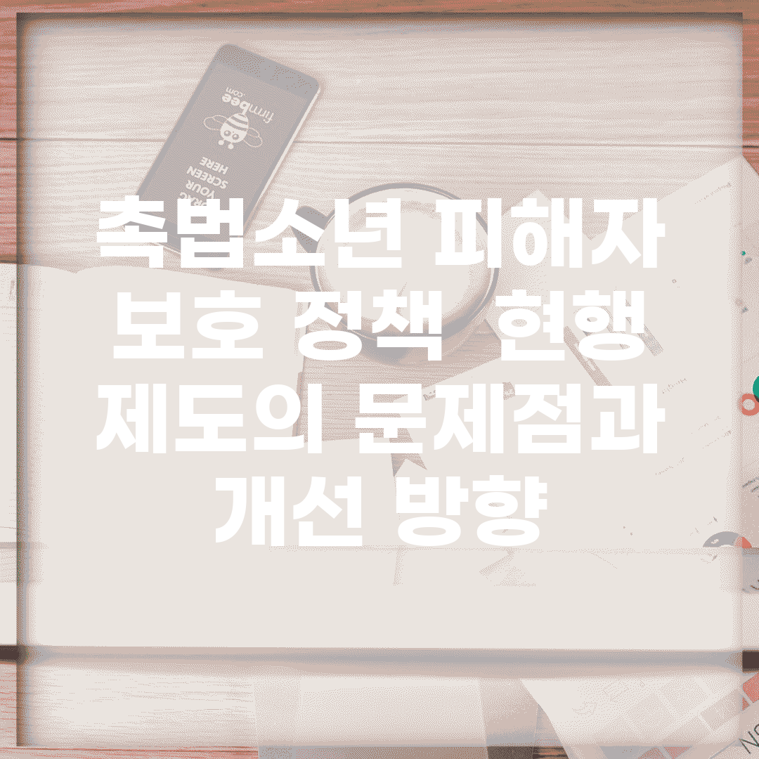 촉법소년 피해자 보호 정책 | 현행 제도의 문제점과 개선 방향