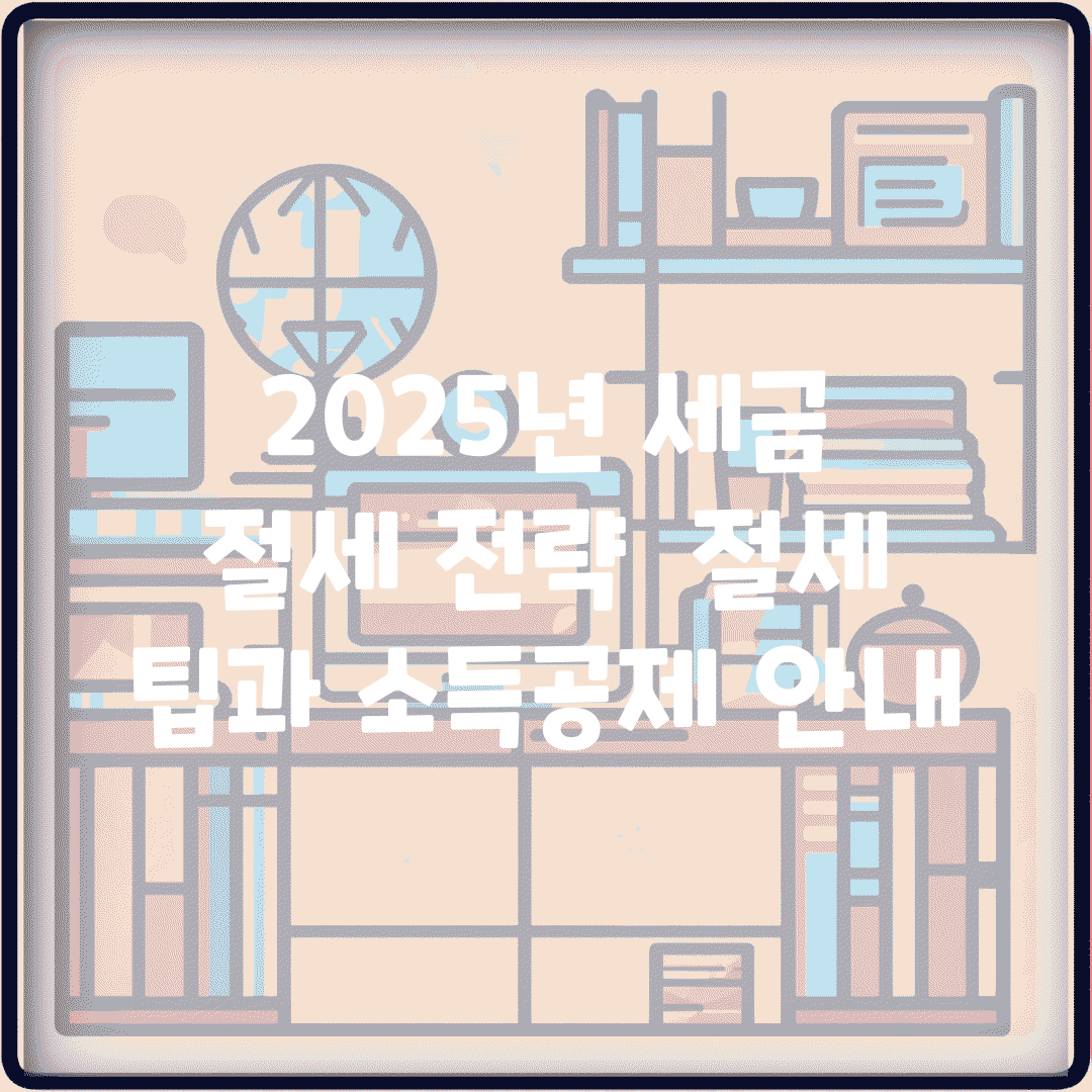 2025년 세금 절세 전략 | 절세 팁과 소득공제 안내