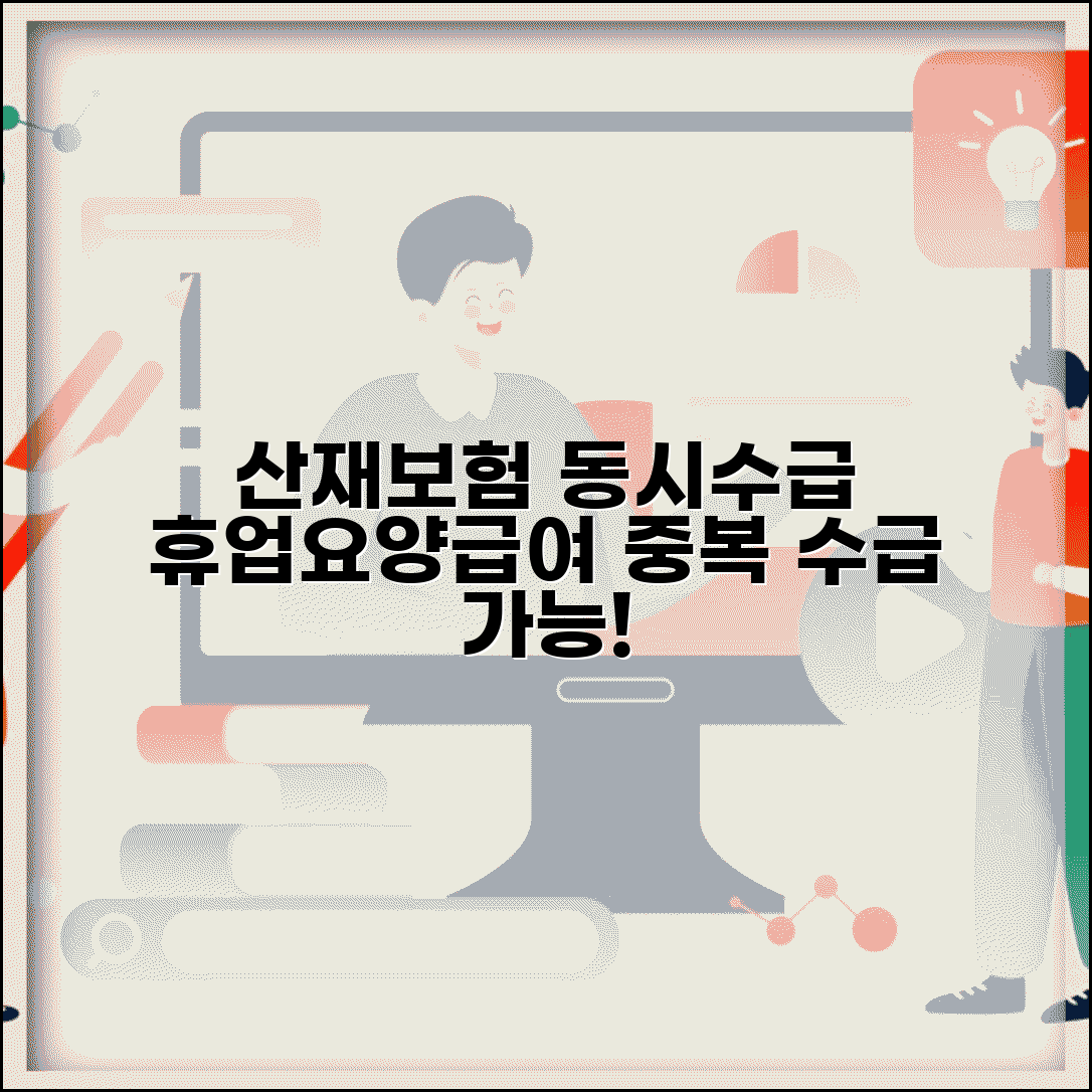 휴업급여와 요양급여 동시수급 | 산재보험 급여 중복 수급 원칙