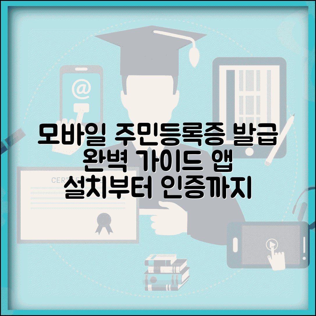 모바일 주민등록증 발급 방법 | 모바일 주민등록증 앱 설치와 인증 절차