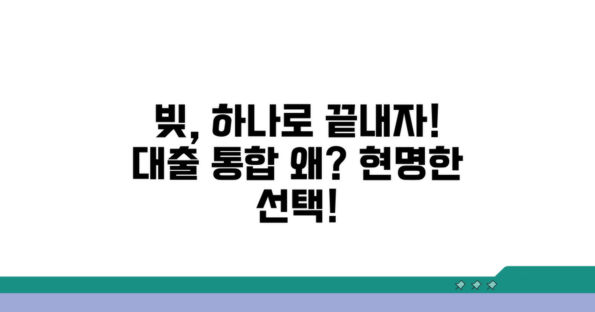 대출 통합, 왜 필요할까요?