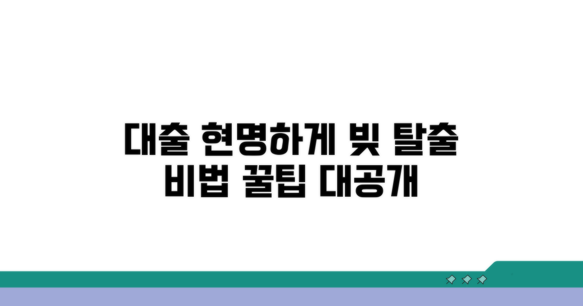 현명한 대출 관리 노하우