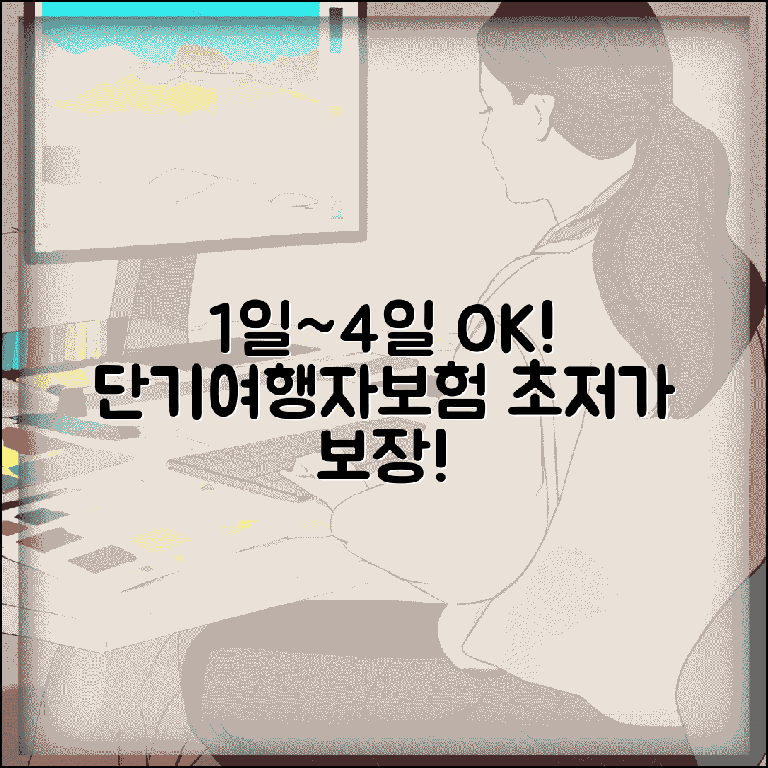 단기여행자보험 1일부터 가입 | 당일치기 3박4일 단기 여행도 보장받는 저렴한 여행자보험