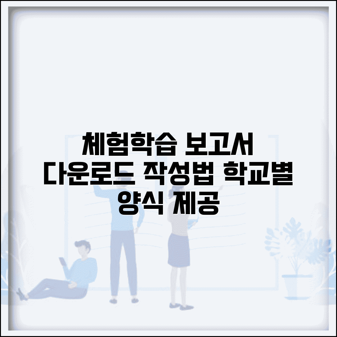 체험학습 보고서 양식 다운로드 | 학교별 보고서 서식 작성 방법