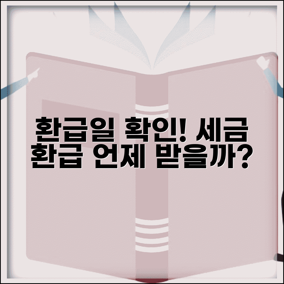 환급액 지급일 확인 | 세금 환급액 언제 받는지 조회방법