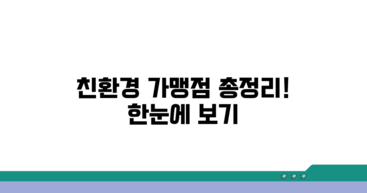 친환경 가맹점 리스트 한눈에 보기