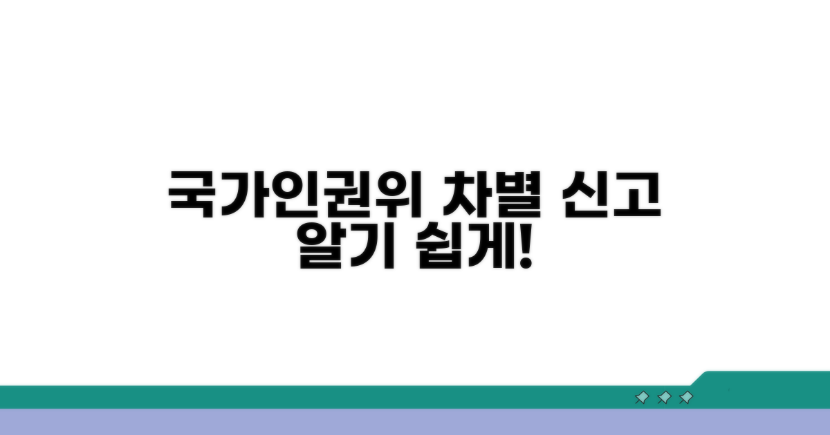 국가인권위 차별 신고 절차