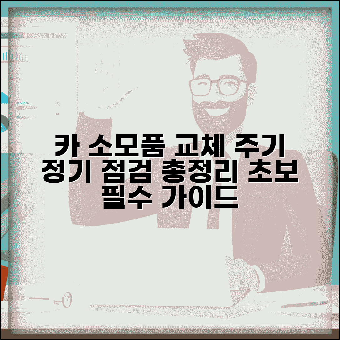 자동차 소모품 교환주기 종합 | 정기 점검 항목과 소모품별 교체 주기 총정리