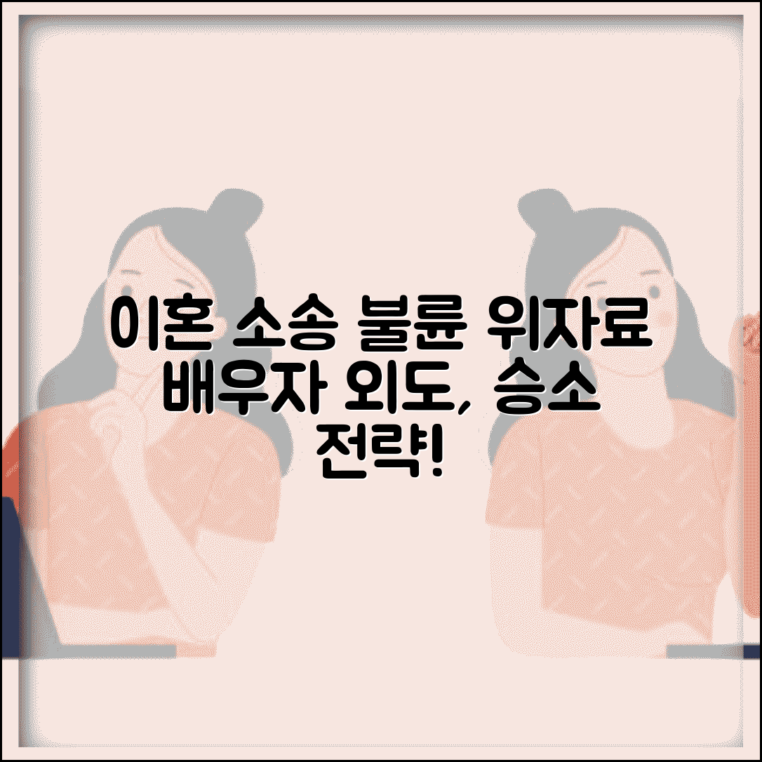 위자료 청구소송 이혼 사건 | 배우자 불륜으로 인한 이혼 위자료 청구 전략