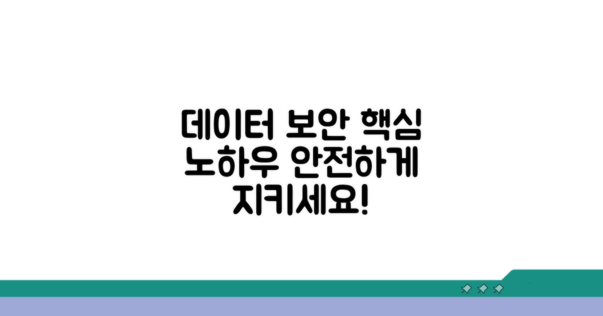중요 데이터 보호 핵심 노하우