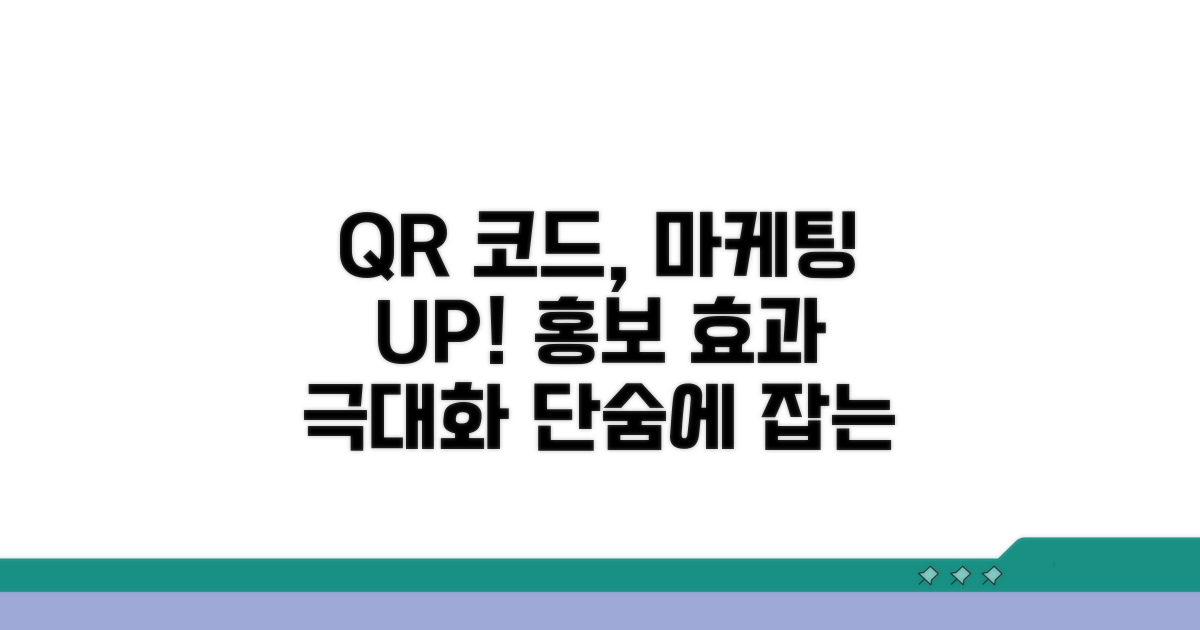 홍보물 QR, 마케팅 효과 극대화
