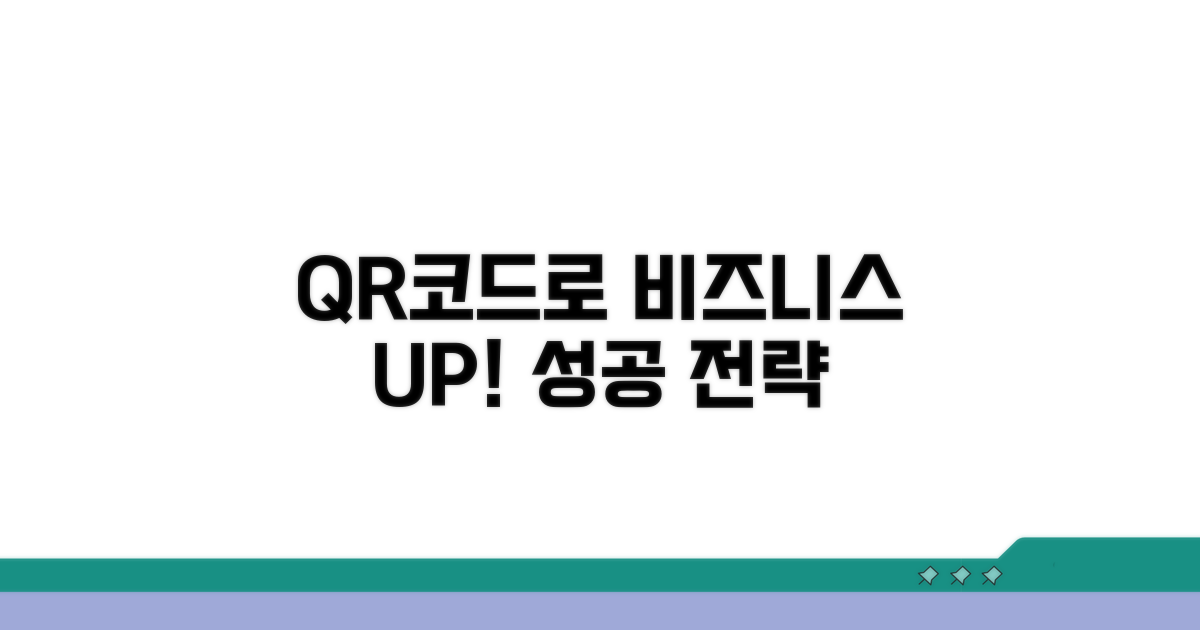 QR코드 활용, 성공 비즈니스 전략