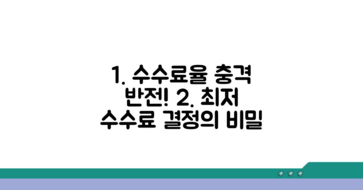 합리적인 수수료율, 어떻게 달라질까