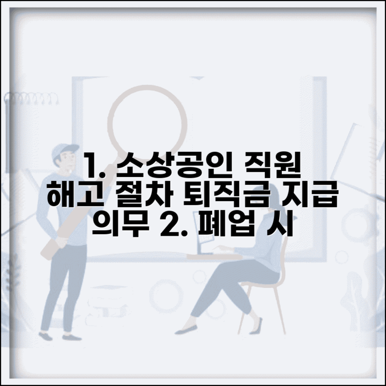 소상공인 폐업 직원 | 직원 해고 절차 | 퇴직금 지급 의무 소상공인 폐업 직원 | 직원 해고 절차 | 퇴직금 지급 의무