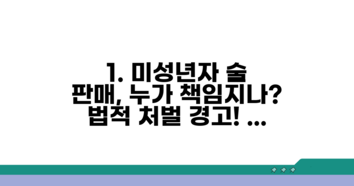 미성년자 술 판매, 책임은 누구에게?