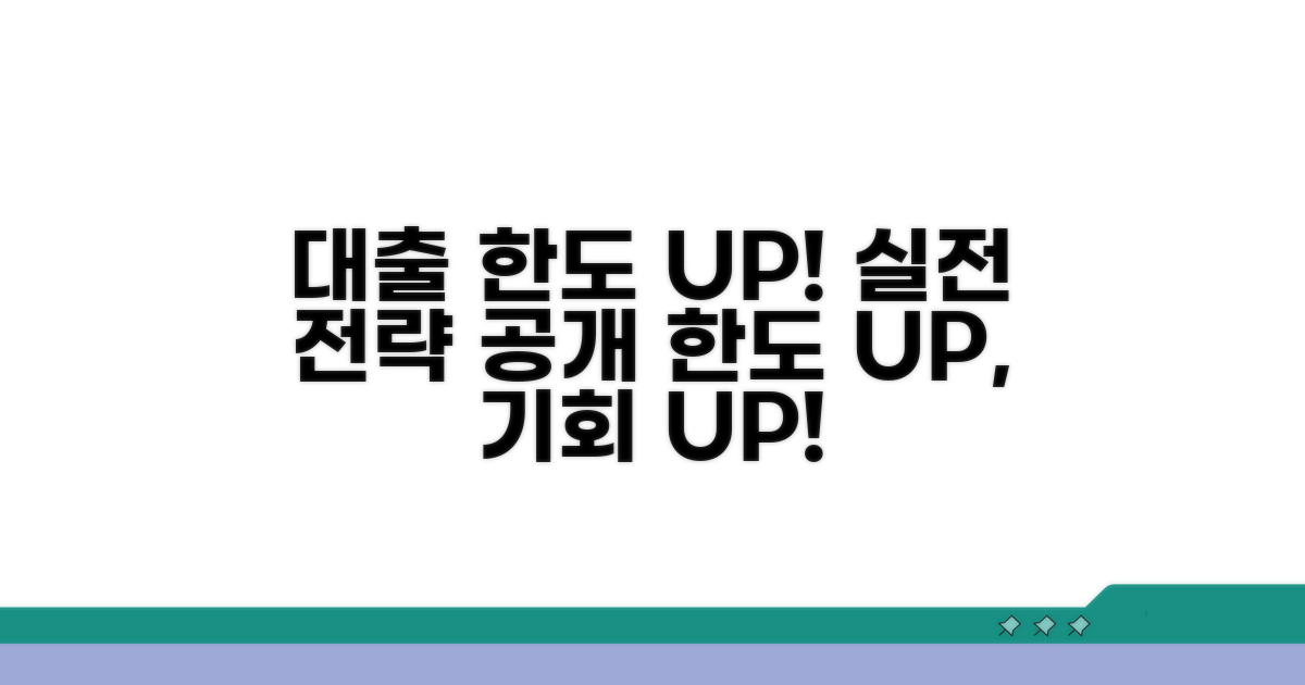대출 한도 늘리는 실전 전략