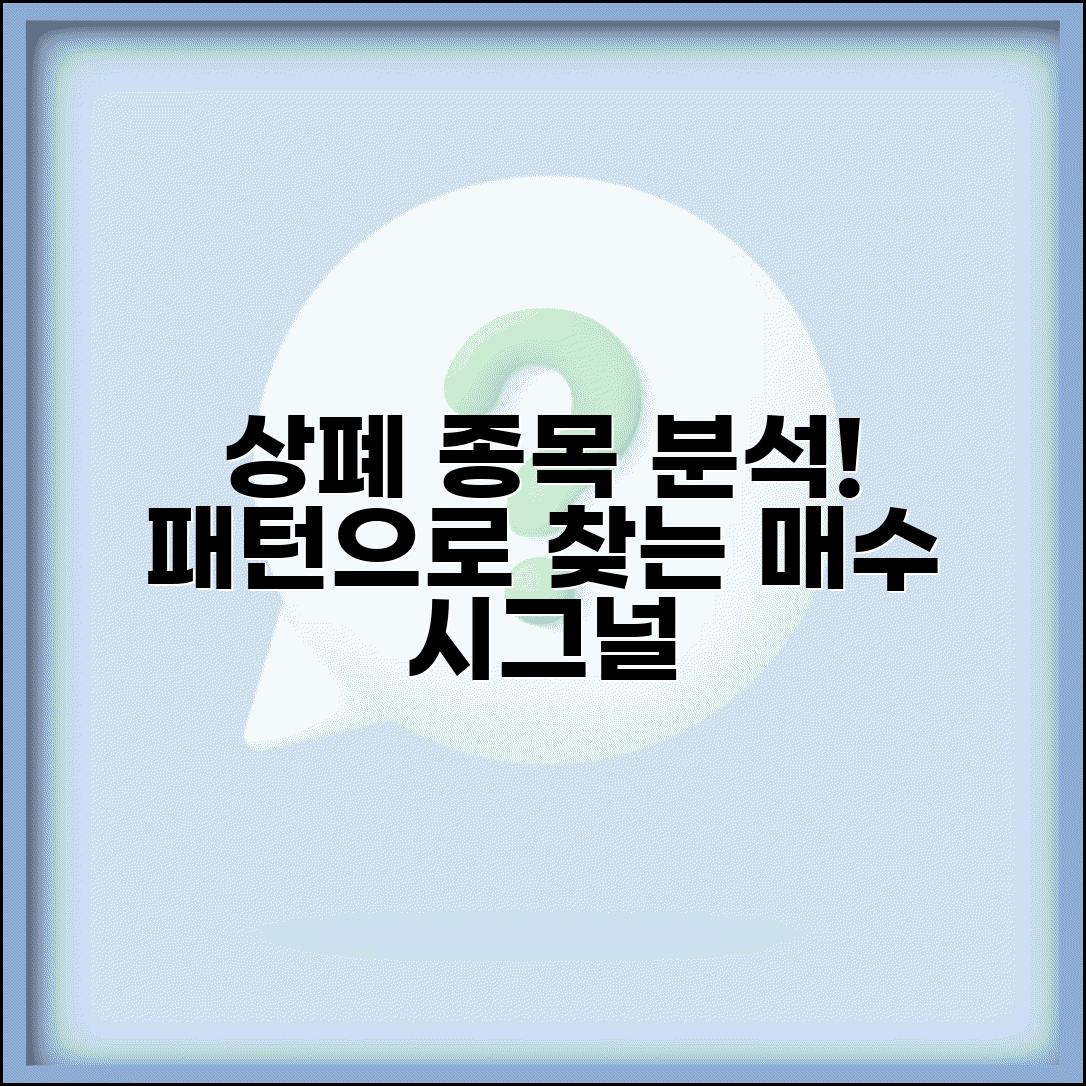 상장폐지 종목 차트 분석법 | 패턴으로 알아보는 투자 시그널 | 기술적 분석 가이드