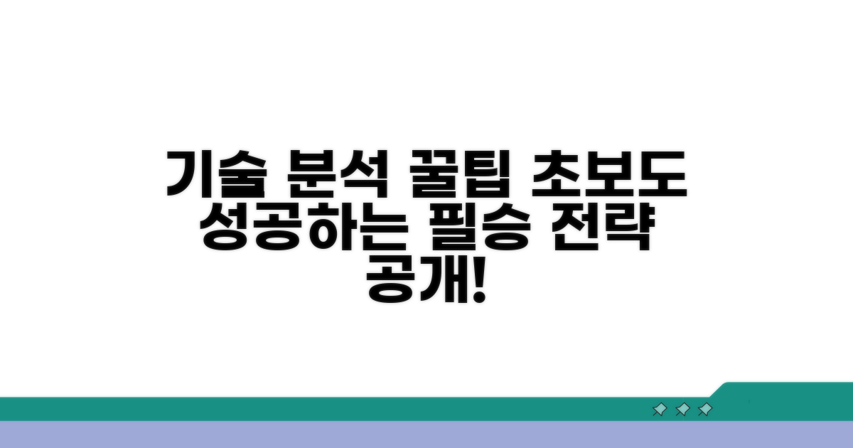 기술적 분석 활용 꿀팁과 전략