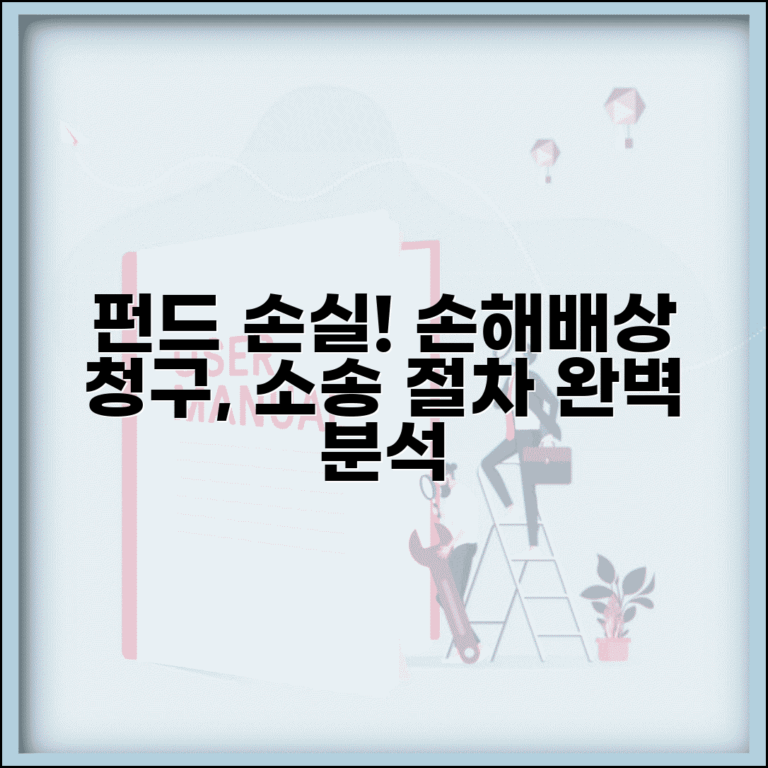 펀드 손실 손해배상 청구 소송 | 펀드 불완전 판매 소송 절차