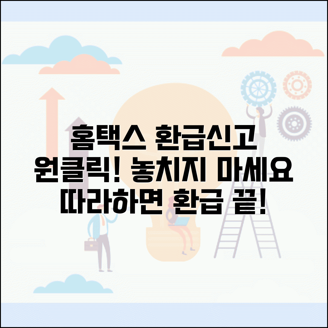 홈택스 원클릭 환급신고 화면 따라하기 | 클릭 한 번씩 놓치지 않기
