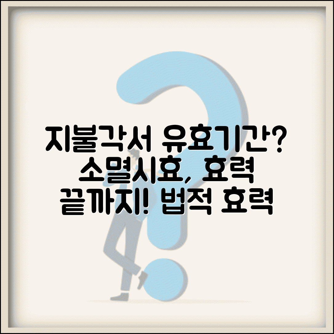 지불각서 유효기간 얼마나? | 소멸시효와 법적 효력 지속 기간