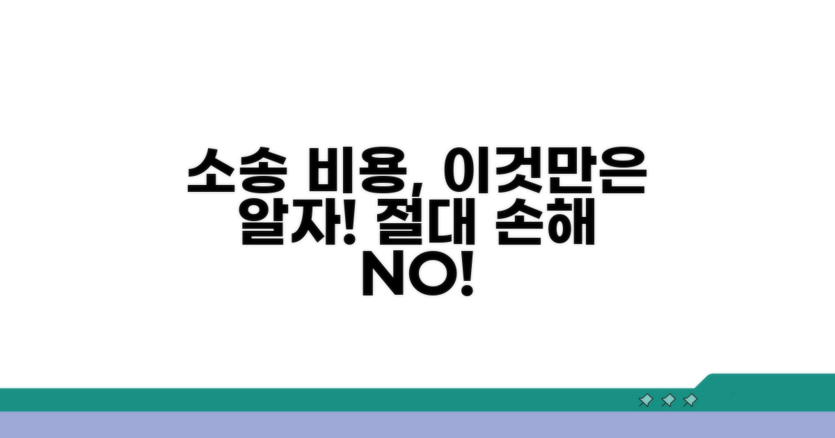 소송 비용, 이것만은 알아두자