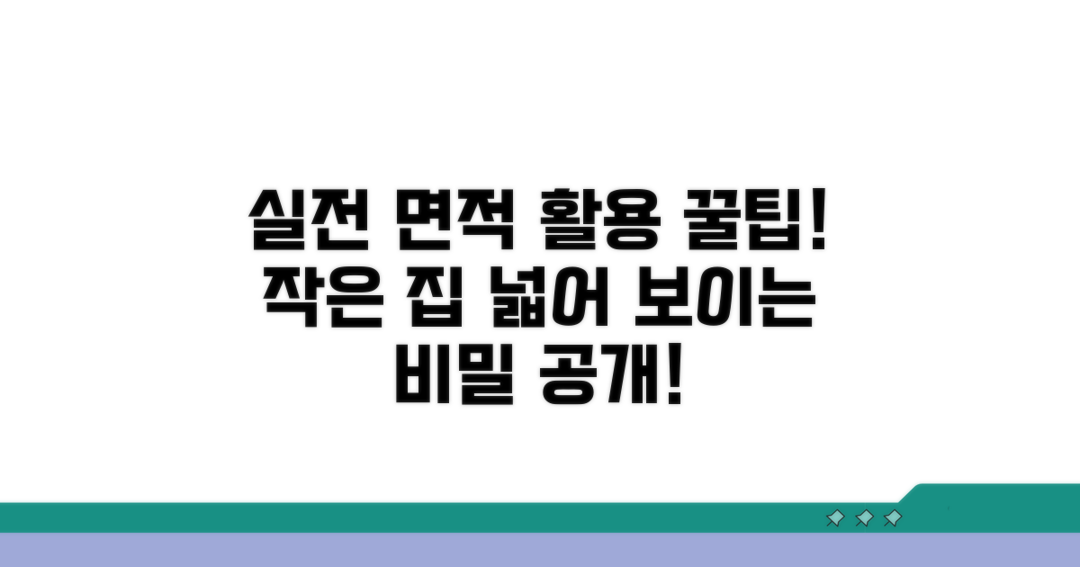 실전 면적 활용 꿀팁 모음