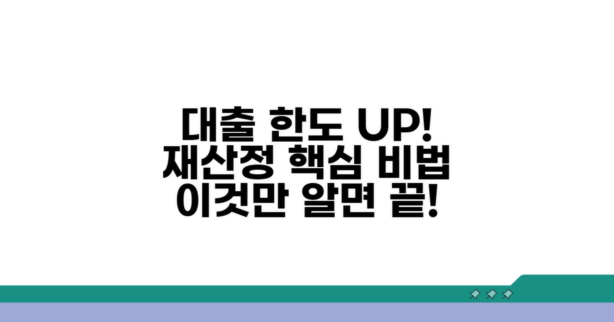 대출 한도 재산정, 이것만 알면 끝!