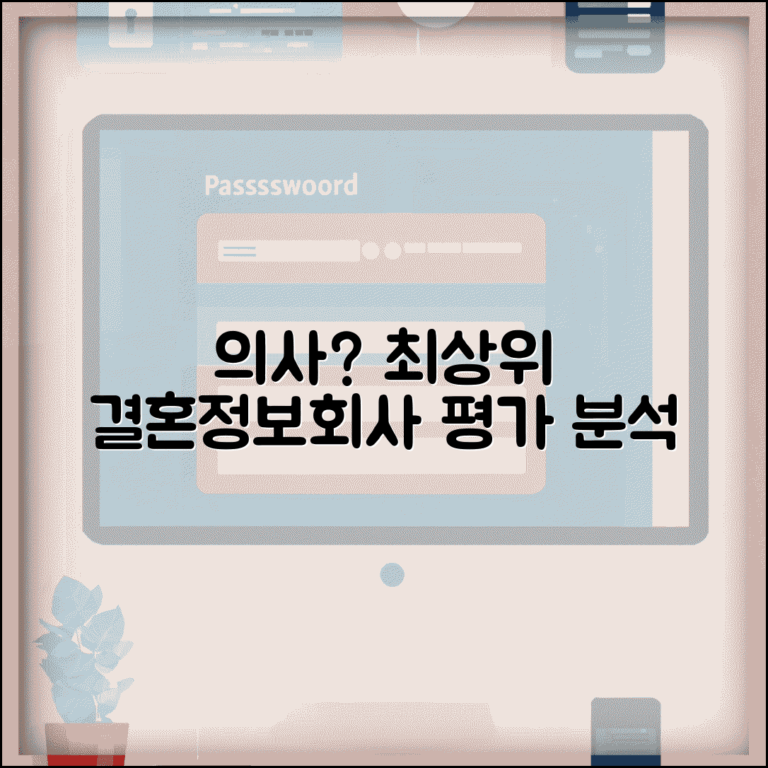 결혼정보회사 의사 등급 최상위 이유 | 의료인 프리미엄 평가 분석