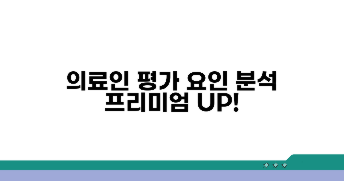 의료인, 프리미엄 평가 요인 분석