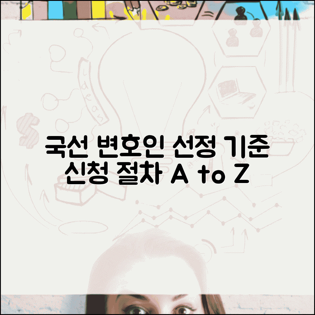 국선변호사 선정 기준 신청 방법 | 국선 변호인 선정 요건과 절차