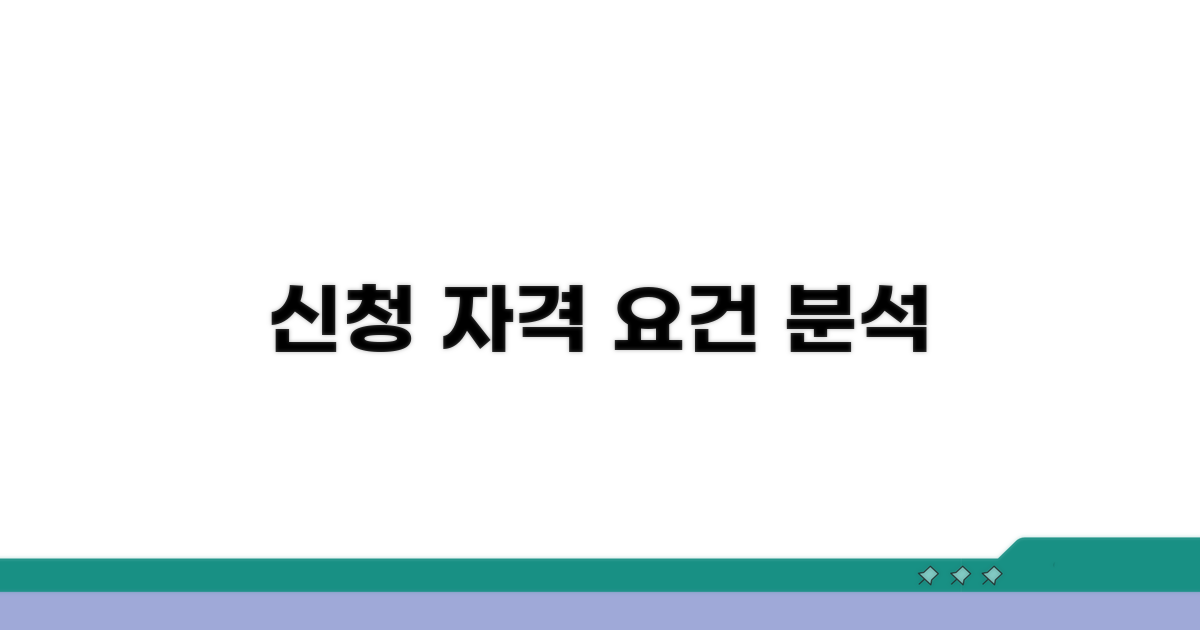 신청 자격 요건 상세 분석