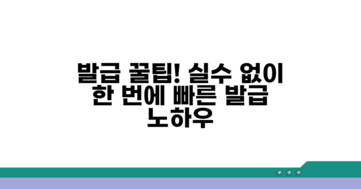 주의사항, 실수 없이 발급받기