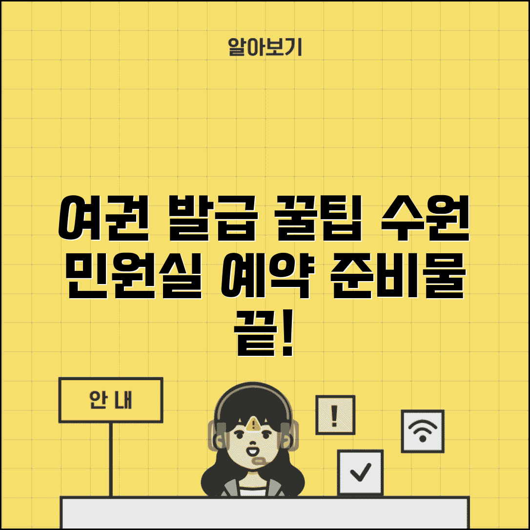 수원 여권민원실 방문 팁 | 대기시간 줄이는 예약 및 준비물 완벽 안내