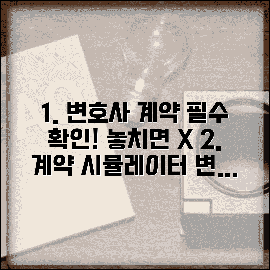 변호사 선임계약서 필수 확인사항 | 내용, 주의점, 놓치면 안 될 체크리스트