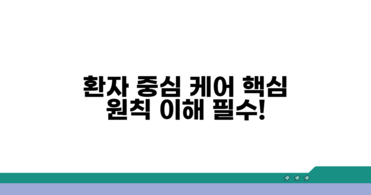 환자 중심 케어, 기본 원칙 이해