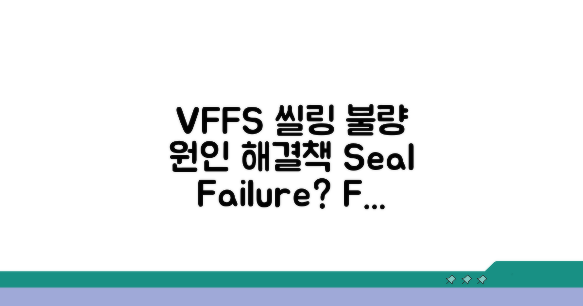 VFFS 씰링 불량 원인 분석