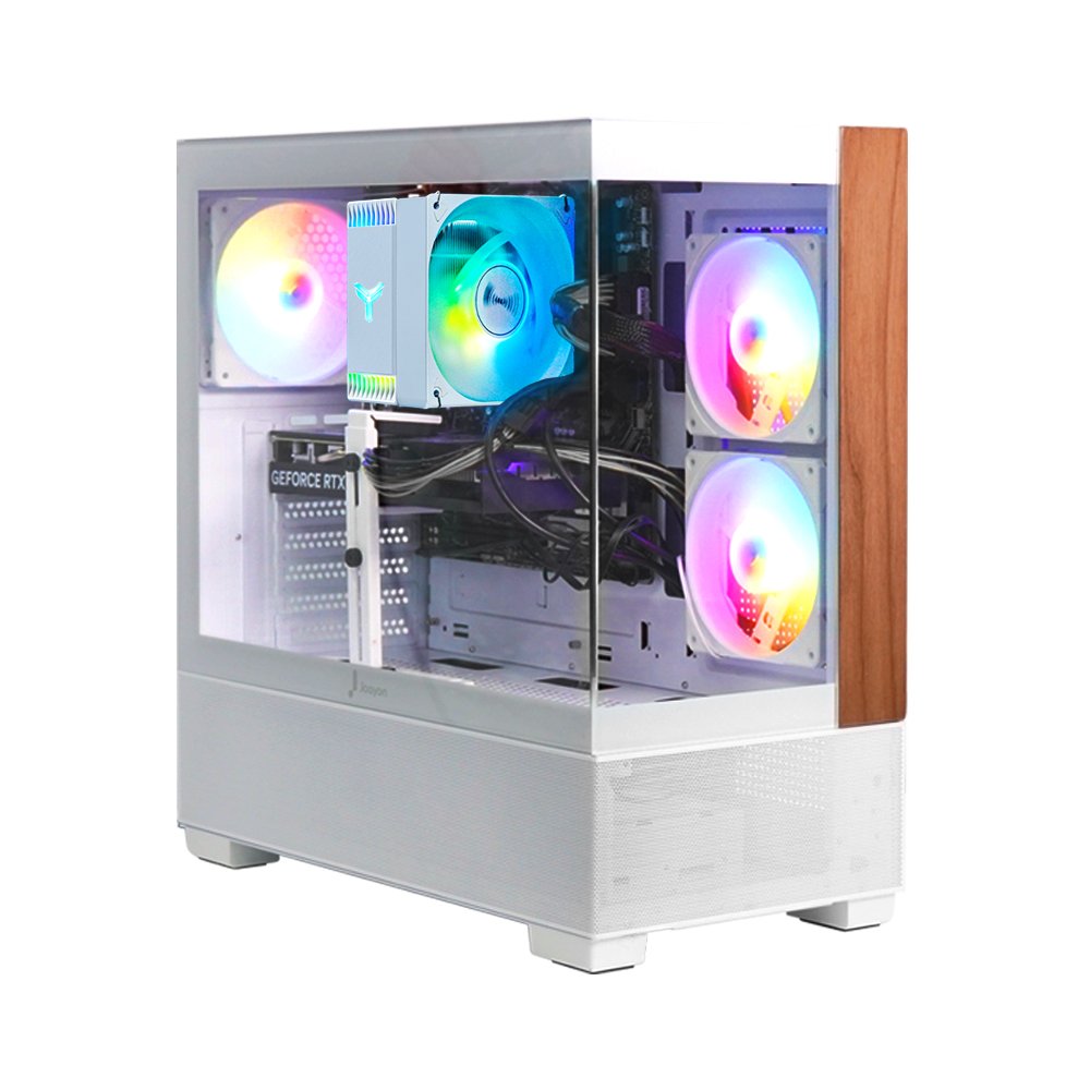 주연테크 카운터 D6265K57 화이트 인텔 코어 울트라7-265K RTX 5070 게이밍 RAM 32GB SSD 1TB 데스크탑 컴퓨터 브랜드PC 상세 이미지 2