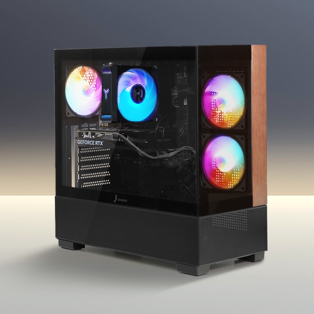 주연테크 카운터 D6265KF57 블랙 인텔 코어 울트라7-265KF RTX 5070 게이밍 RAM 32GB SSD 1TB 데스크탑 컴퓨터 브랜드PC 상세 이미지 1