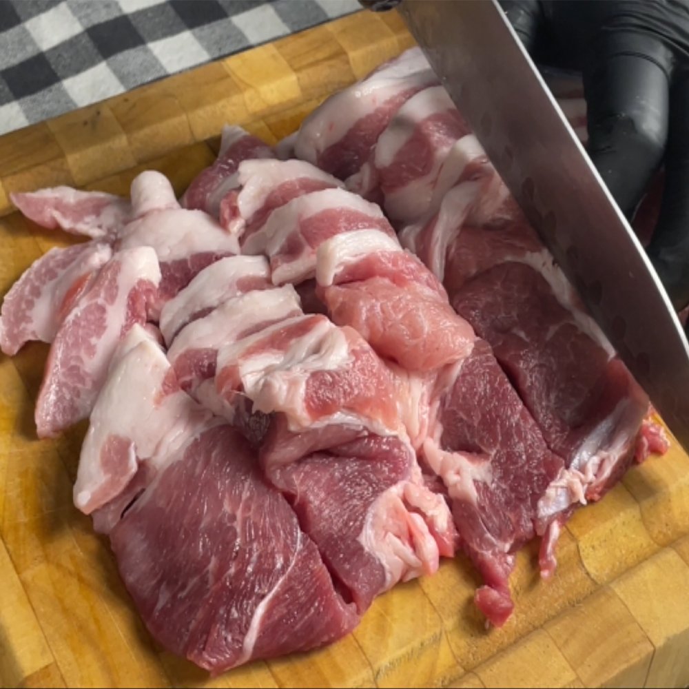 바라던 목살 많은 돼지고기 목전지 제육 구이 1kg 돼지 왕목살 미국산 상세 이미지 2