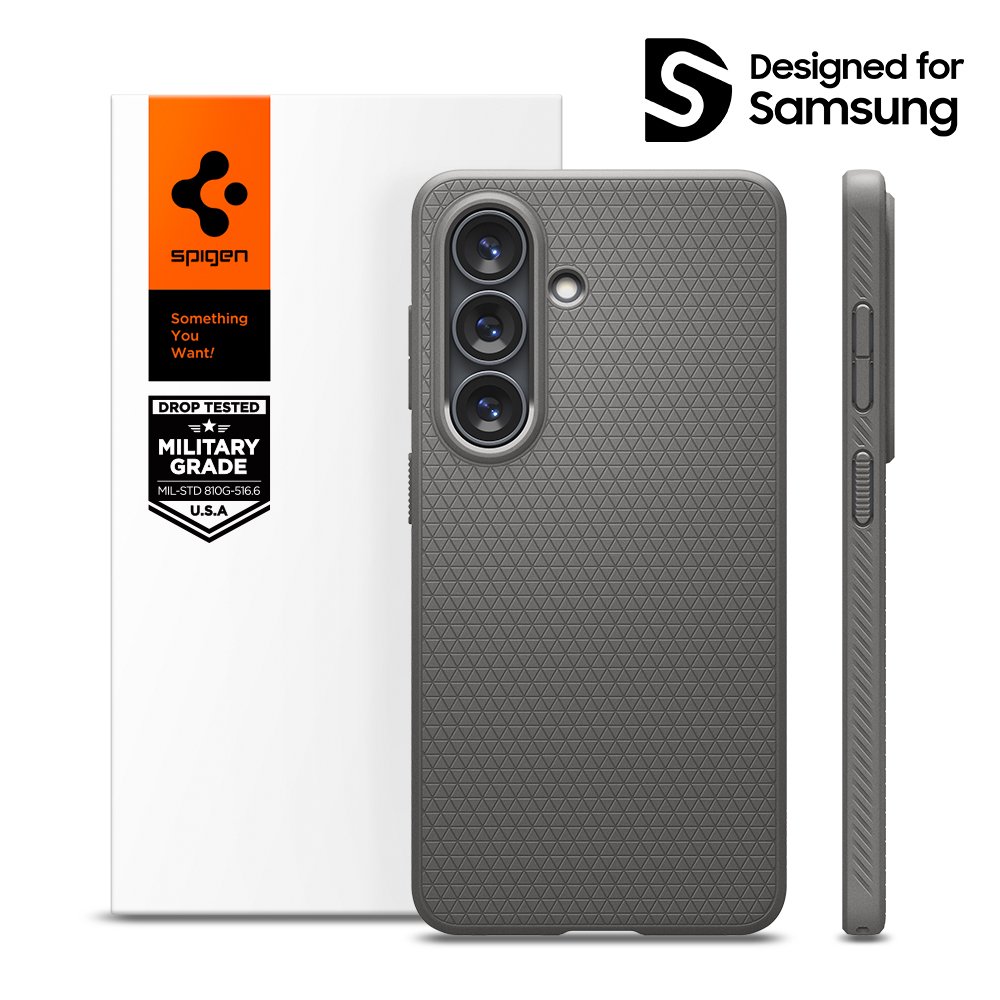 슈피겐 갤럭시 케이스 리퀴드에어 마블그레이, 갤럭시S26 플러스 상세 이미지 1