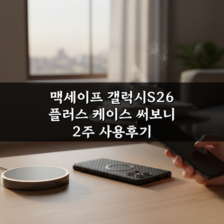 맥세이프 갤럭시S26 플러스 케이스 써보니 2주 사용후기