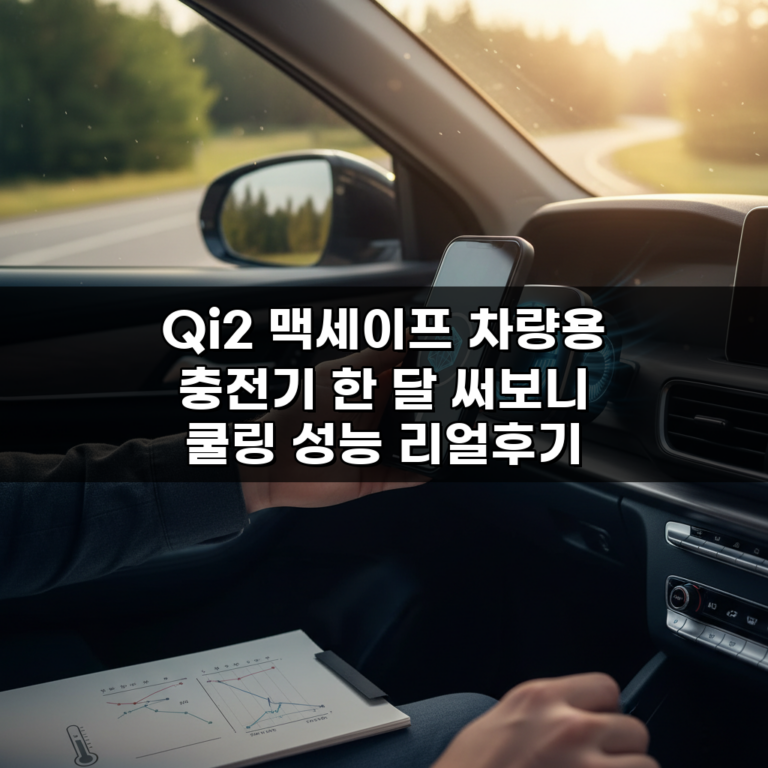 Qi2 맥세이프 차량용 충전기 한 달 써보니 쿨링 성능 리얼후기