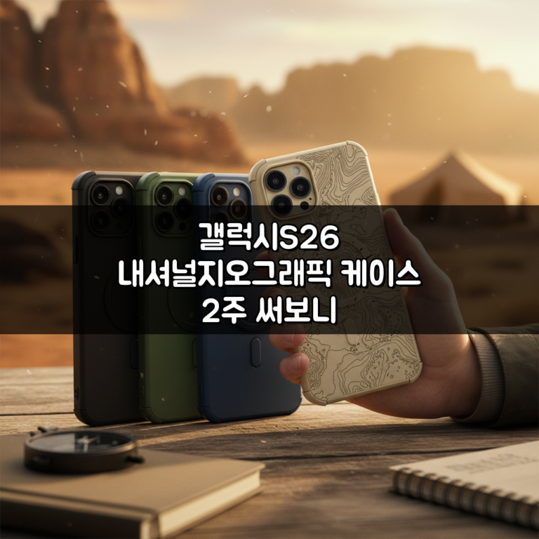 갤럭시S26 내셔널지오그래픽 케이스 2주 써보니