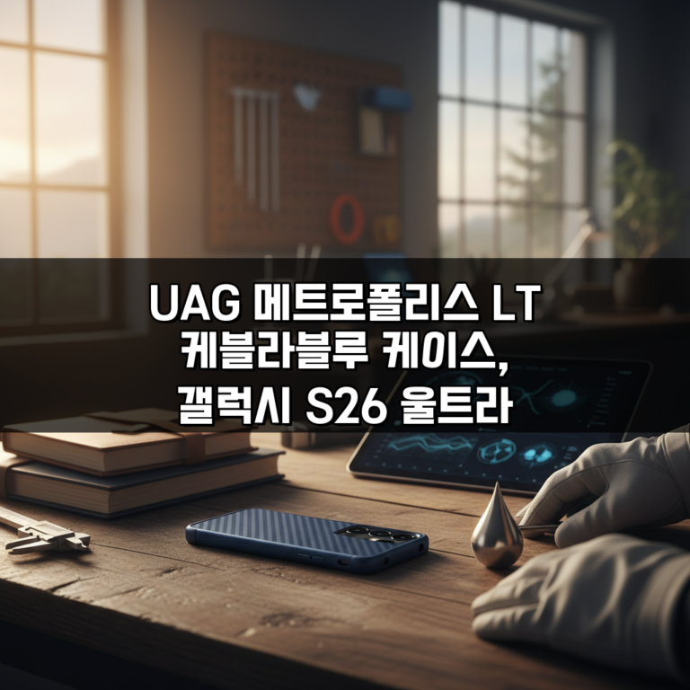 UAG 메트로폴리스 LT 케블라블루 케이스, 갤럭시 S26 울트라 써보니