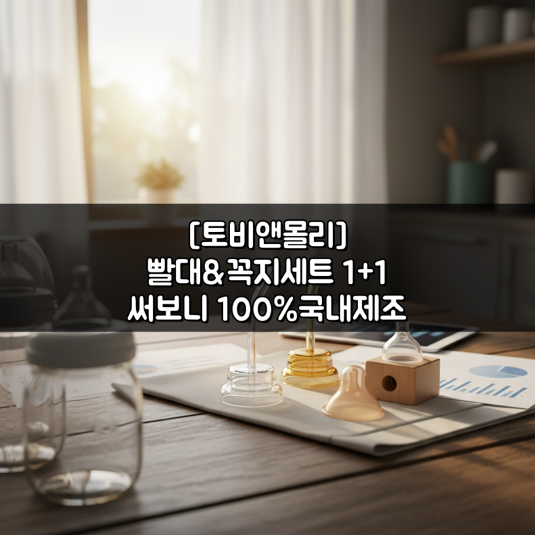 [토비앤몰리] 빨대&꼭지세트 1+1 써보니 100%국내제조