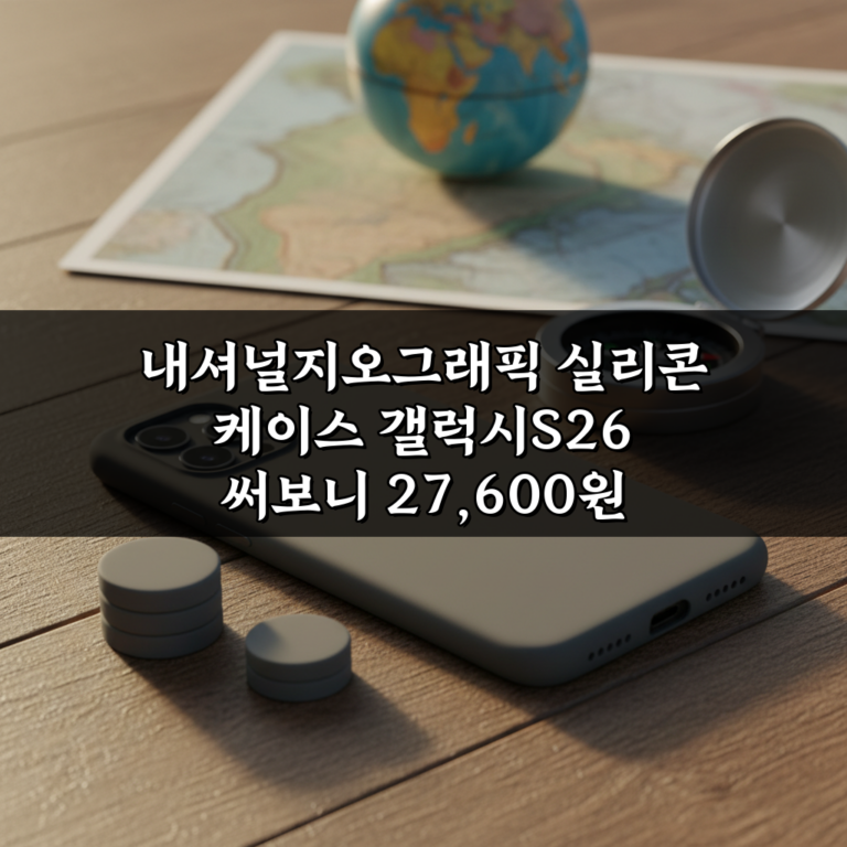 내셔널지오그래픽 실리콘 케이스 갤럭시S26 써보니 27,600원