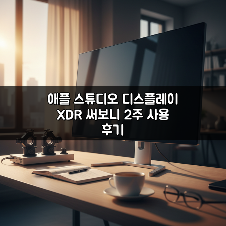 애플 스튜디오 디스플레이 XDR 써보니 2주 사용 후기