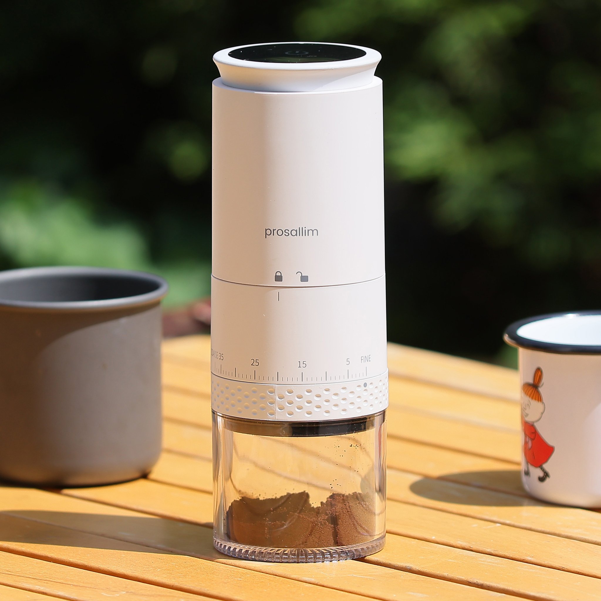 프로살림 전동 커피 그라인더 자동 원두 분쇄기 무선 휴대용 가정용 상세 이미지 1